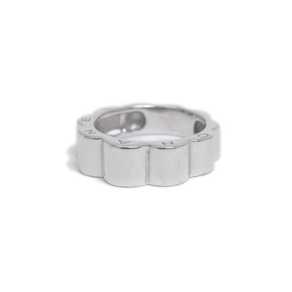 Chanel Camellia Silver White Gold ring - Picture 1 of 5